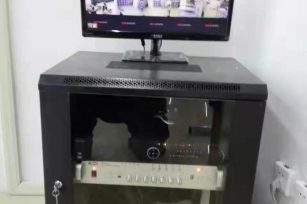 天津某大型商场监控背景音乐无线网安装